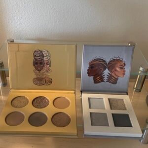 Juvia’s Place Eyeshadow Palette Bundle, Taupes & Rebel Grey Eyeshadow, Like New